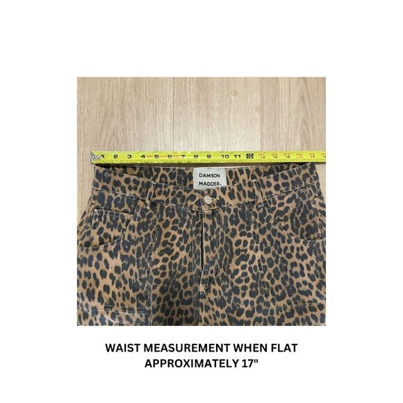 Viral Damson Madder Dion Leopard Cargo Jean - US 14 / UK 18 - Picture 6 of 7